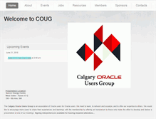 Tablet Screenshot of coug.ab.ca